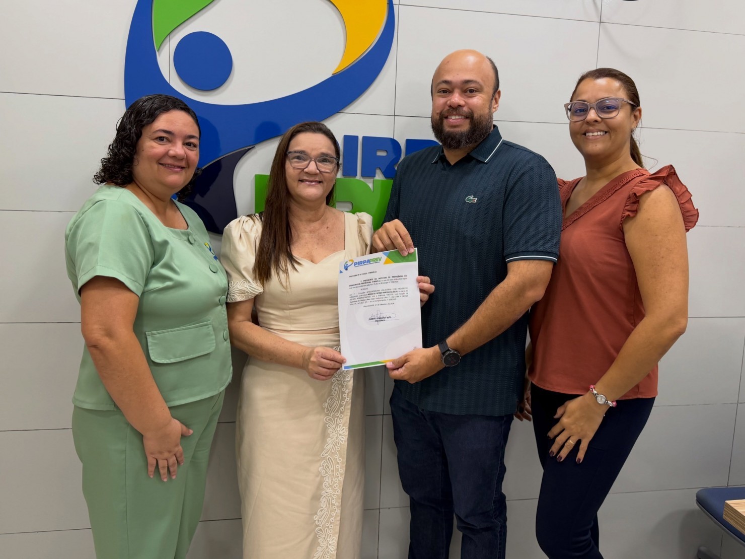 PirpaPrev entrega novas portarias de aposentadoria a servidores efetivos do município